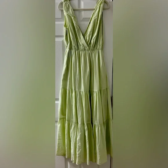 banana republic green silk dress Alice Dress main image 0